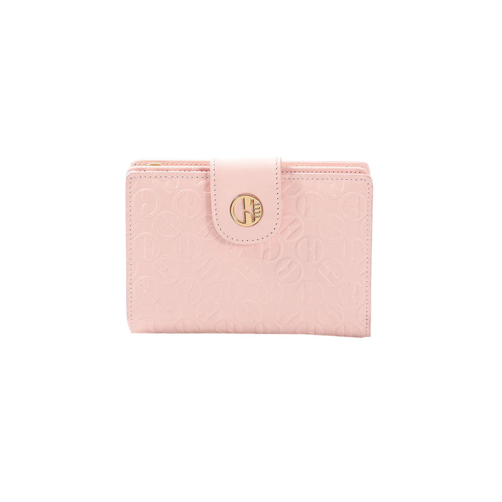 ELLE LEATHER WALLET 2-FOLD ( MEDIUM) กระเป๋าธนบัตร หนังแท้ 100% CANDY POP STYLE มี 2 สี EWW111225 ICCSHOPPING