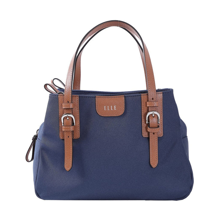 ELLE CROSSBODY BAG ( MEDIUM ) กระเป๋าสะพาย ผ้าไนลอน Trim หนังแท้ 100% รุ่น MILITATY มี 2 สี WEH5423W25 ICCSHOPPING