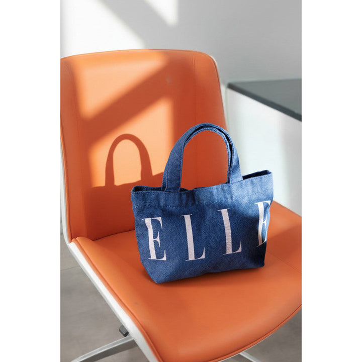 ELLE MINI JEANS CROSSBODY BAG กระเป๋าสะพาย ผ้า COTTON 100% มี 2 สี WEG5510W25 ICCSHOPPING