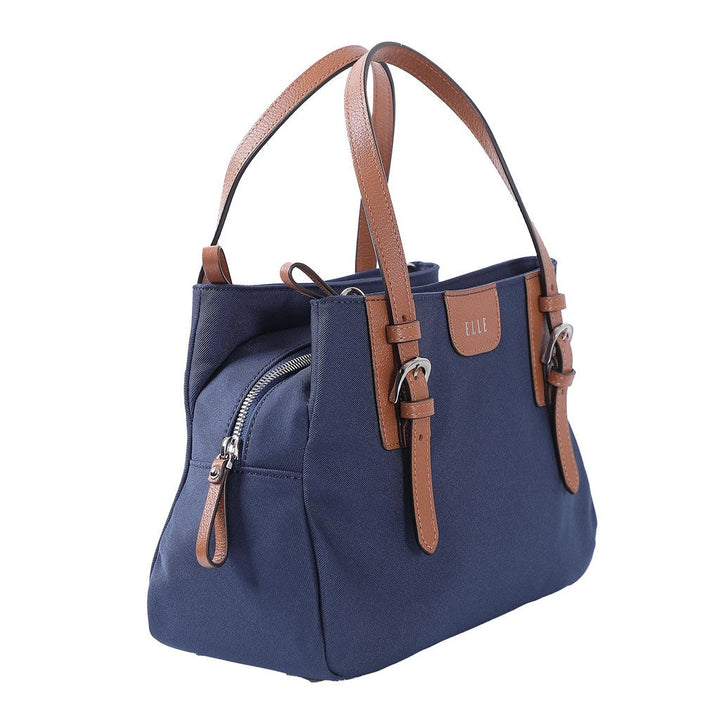 ELLE CROSSBODY BAG ( MEDIUM ) กระเป๋าสะพาย ผ้าไนลอน Trim หนังแท้ 100% รุ่น MILITATY มี 2 สี WEH5423W25 ICCSHOPPING