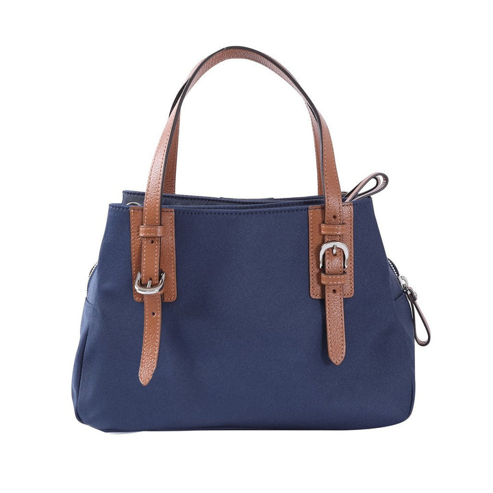 ELLE CROSSBODY BAG ( MEDIUM ) กระเป๋าสะพาย ผ้าไนลอน Trim หนังแท้ 100% รุ่น MILITATY มี 2 สี WEH5423W25 ICCSHOPPING