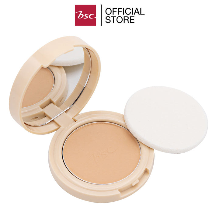 BSC LASTING LAYER SKIN POWDER SPF 35 PA+++ ( NATURAL BEIGE) บีเอสซี ลาสติ้ง เลเยอร์ สกิน พาวเดอร์ เอสพีเอฟ 35 พีเอ+++ ICCSHOPPING