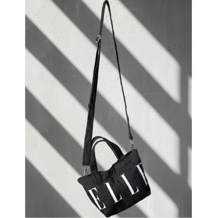 ELLE MINI JEANS CROSSBODY BAG กระเป๋าสะพาย ผ้า COTTON 100% มี 2 สี WEG5510W25 ICCSHOPPING