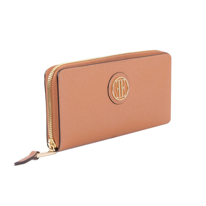 ELLE LUXURY กระเป๋าธนบัตรใบยาว ซิปรอบ หนังวัวแท้ 100%  มี 2 สี รุ่น EWW184625 ICCSHOPPING