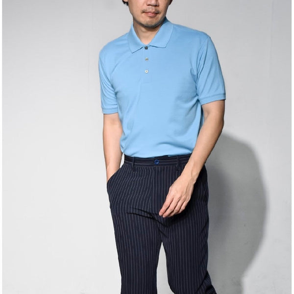era-won เสื้อโปโลแขนสั้น ทรงสลิม Polo Shirt สี BY-Draft