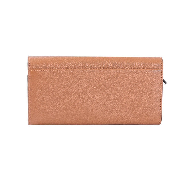 ELLE LUXURY  กระเป๋าธนบัตร  2 พับยาว หนังวัวแท้ 100% มี 2 สี EWW183625 ICCSHOPPING