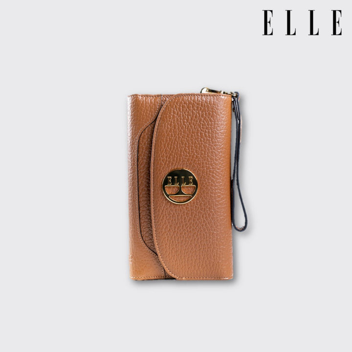 ELLE BAG | กระเป๋าสตางค์ หนังวัวแท้ ทนทาน ไม่เป็นรอยง่าย รุ่น THE CLASSY STYLE มีให้เลือก 3 สี | EWW543 ICCSHOPPING