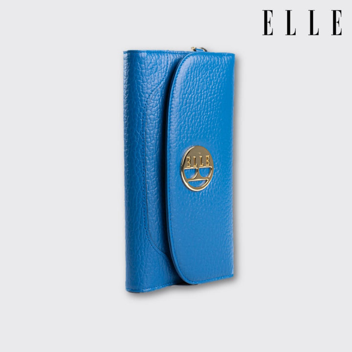 ELLE BAG | กระเป๋าสตางค์ หนังวัวแท้ ทนทาน ไม่เป็นรอยง่าย รุ่น THE CLASSY STYLE มีให้เลือก 3 สี | EWW543 ICCSHOPPING