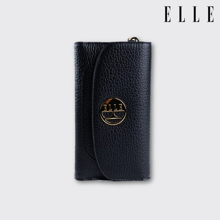 ELLE BAG | กระเป๋าสตางค์ หนังวัวแท้ ทนทาน ไม่เป็นรอยง่าย รุ่น THE CLASSY STYLE มีให้เลือก 3 สี | EWW543 ICCSHOPPING