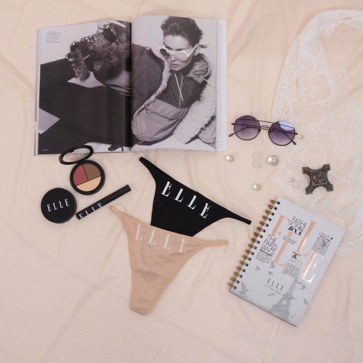 ELLE Lingerie I แพ็ค 1 ชิ้น กางเกงใน G-String Lowrise I LU8719 ICCSHOPPING