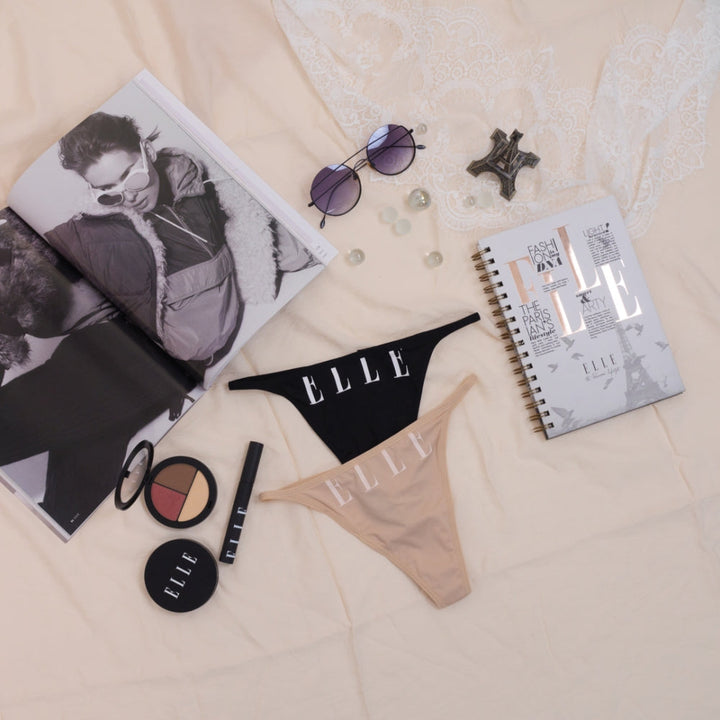 ELLE Lingerie I แพ็ค 1 ชิ้น กางเกงใน G-String Lowrise I LU8719 ICCSHOPPING