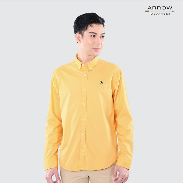 เสื้อเชิ้ต ARROW COTTON PEACH SKIN แขนยาว ทรง Smart Fitดูแลรักษาง่าย สวมใส่สบาย รหัสMACM703S3CSYE 