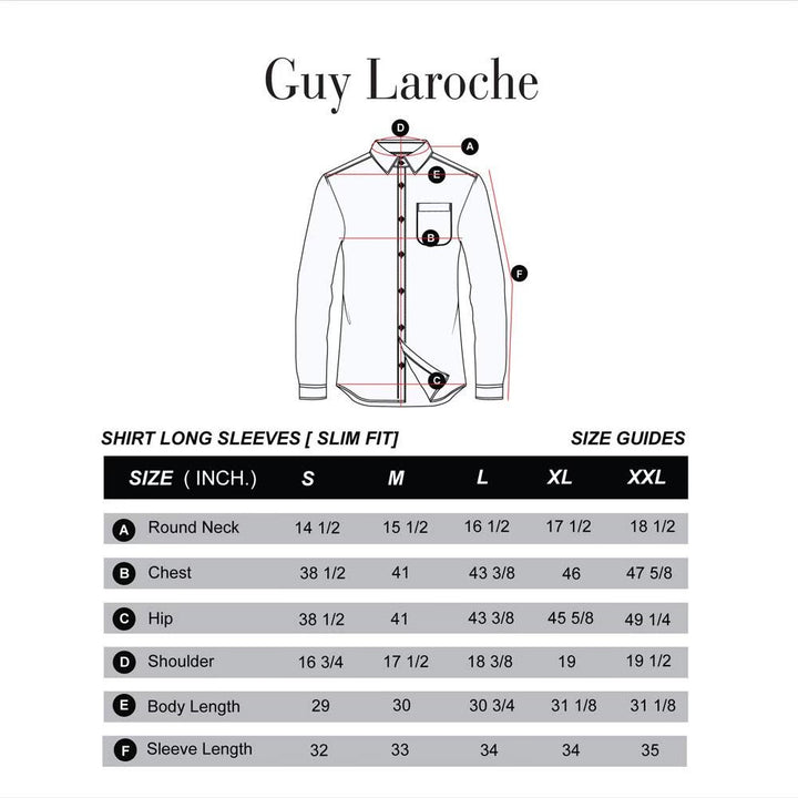 Guy Laroche เสื้อเชิ้ตคอปก ทอลายในตัว มี 4 สีให้เลือก รุ่น (BAB5208S3) 