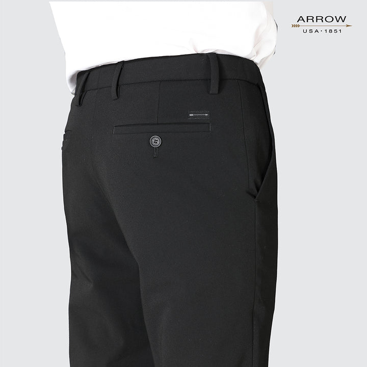 ARROW กางเกงสแล็คEasy Move 4 Way ยืดได้ทุกองศาใส่สบายทุกการเคลื่อนไหว ทรง Slim fit  (MECS810-BL) 