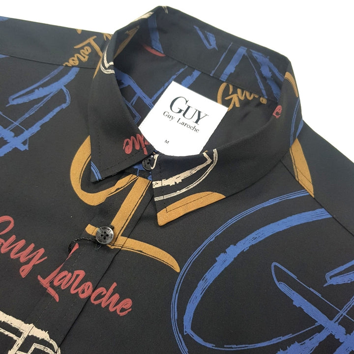 Guy Laroche เสื้อเชิ้ตแขนสั้น รุ่น DAC5202P4 พิมพ์ลายมี 2 สี 