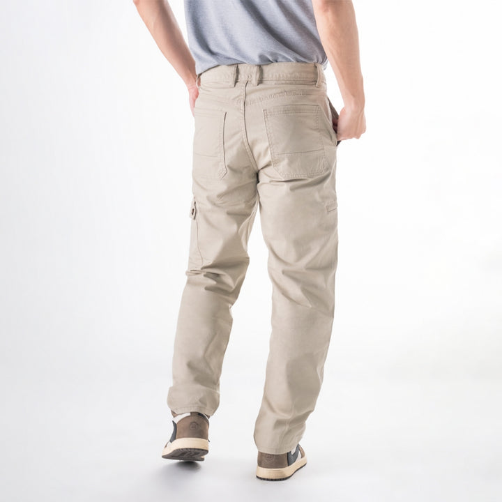 era-won กางเกงขายาว กระบอกกลาง รุ่น Cargo V2 สี Beige 