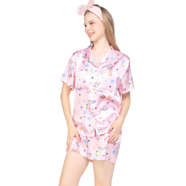 Wacoal Sleepwear ชุดนอน เสื้อแขนสั้น ขาสั้น รุ่น WN7D32 