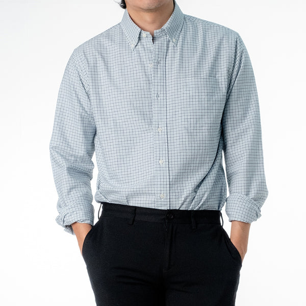 era-won เสื้อเชิ้ต ทรง Comfort fit รุ่น Oxford shirts Mercerizing สี REPUBLIC OF CHECK