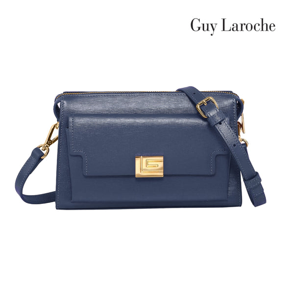 Guy Laroche กระเป๋าสะพายข้าง รุ่น AGH0023_CR - สีน้ำเงิน *มีสายสะพาย 1 เส้น* 