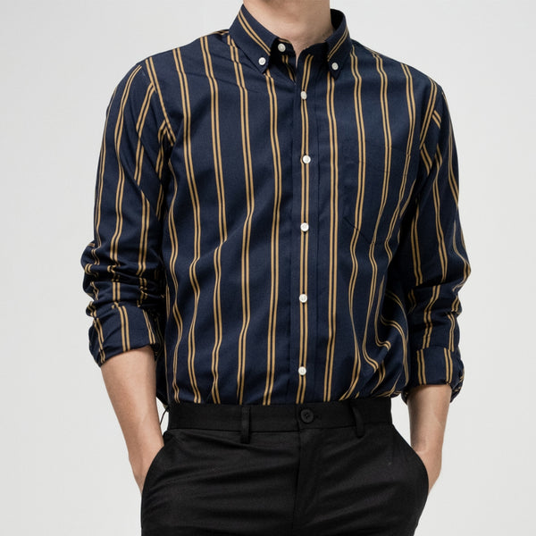 era-won เสื้อเชิ้ต ทรงปกติ Ultrafine Dresshirt  แขนยาว สี Golden York 