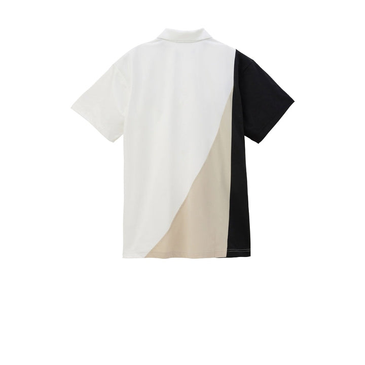 le coq sportif เสื้อโปโลเทรนนิ่ง ออกกำลังกาย สีขาว 