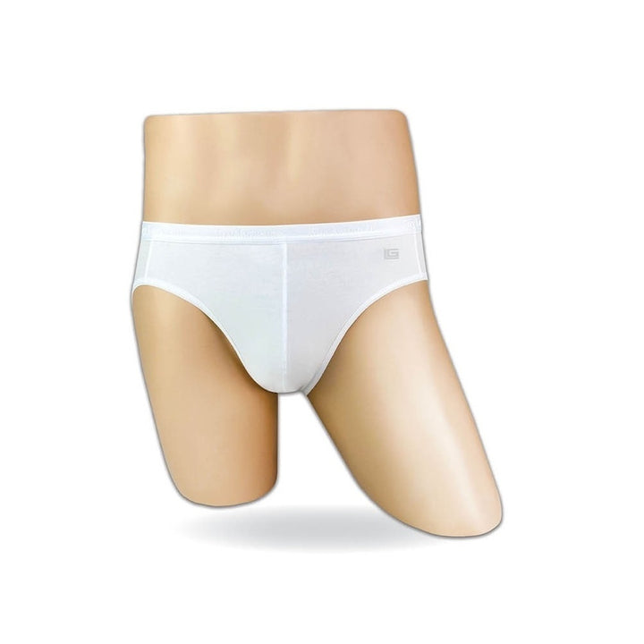 Guy Laroche กางเกงในชาย 3 Piece Pack Cotton ทรง Bikini สีขาว 