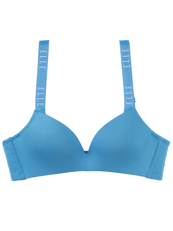 ELLE Lingerie Moulded Bra สัมผัสนุ่ม ไร้โครง ไม่กดเจ็บ มีฟองน้ำเสริม สายบ่าสุดชิคด้วย ยางทอ LOGO ELLE- รุ่น LB8766 ICCSHOPPING