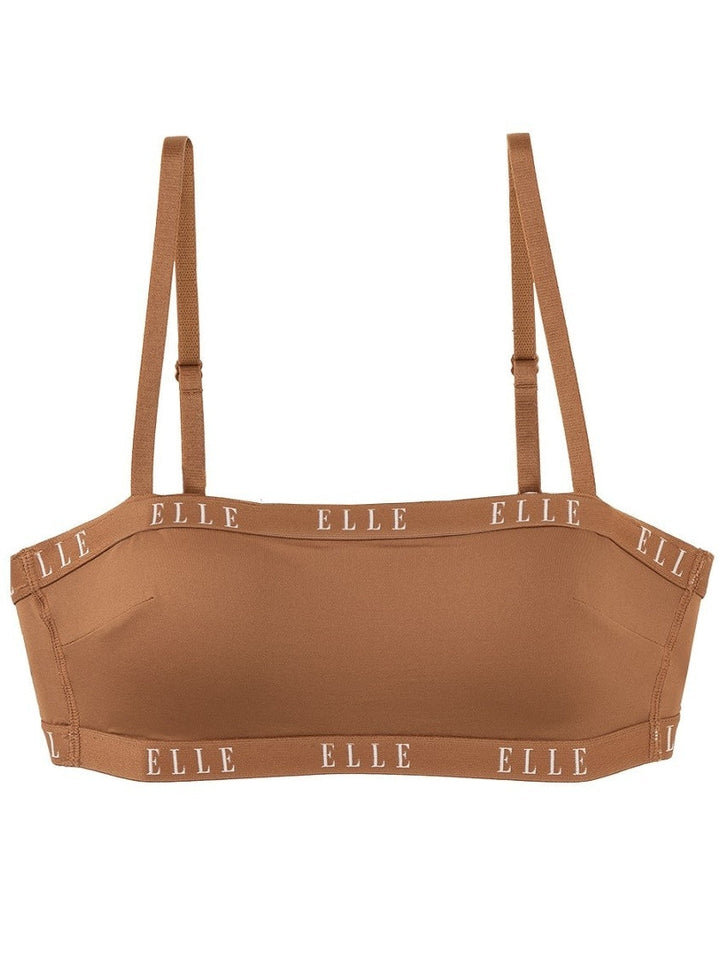ELLE Lingerie ชุดชั้นใน Bralette Bra รูปแบบเกาะอกสายเดี่ยว  มีฟองน้ำในตัว ELLE สไตล์ Sporty LH1848 ICCSHOPPING