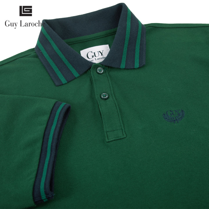 Guy Laroche เสื้อโปโล DKP6201P4 เนื้อผ้านุ่ม สวมใส่สบาย  รีดง่าย 