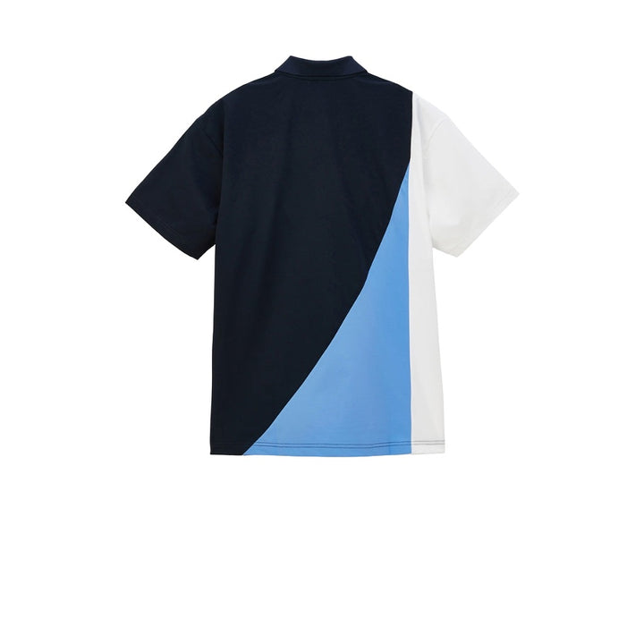le coq sportif เสื้อโปโลเทรนนิ่ง ออกกำลังกาย สีกรม 