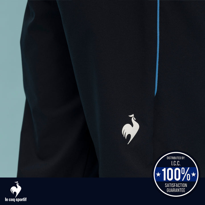 le coq sportif กางเกงวอร์มขายาว ออกกำลังกาย ผู้ชาย รุ่น SOLOTEX PREMIUM สีกรม 
