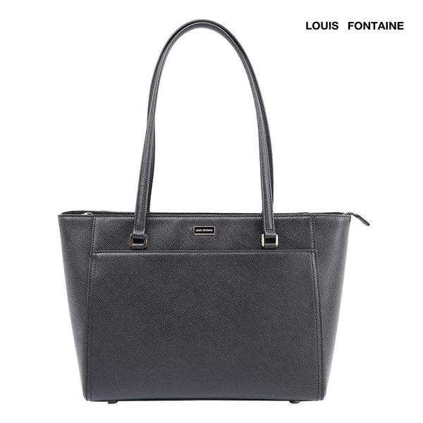Louis Fontaine กระเป๋าสะพายข้าง รุ่น Marlene - สีดำ ( LFH0204_BL ) 