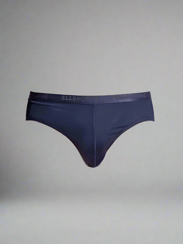 ELLE HOMME | แพ็ค 3 ชิ้น กางเกงชั้นในทรง Briefs ขอบเล็ก ไม่รัดเอว ทอโลโก้ ELLE  | KUB7925 ELLE HOMME