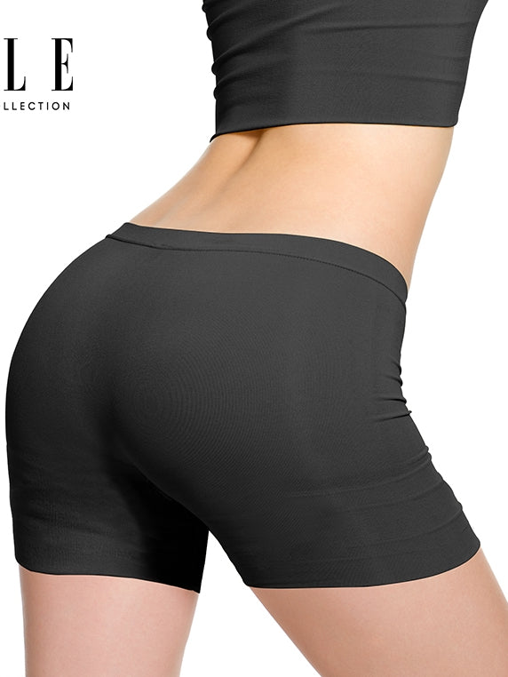 ELLE Lingerie I Panty กางเกงขาสั้นกันโป๊ผ้า Spendex I LP1102BL ICCSHOPPING