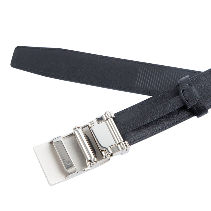 ARROW เข็มขัดผู้ชาย หัวออโต้ล็อค หนังวัวจากอิตาลี สีดำ รุ่น MYCB575 