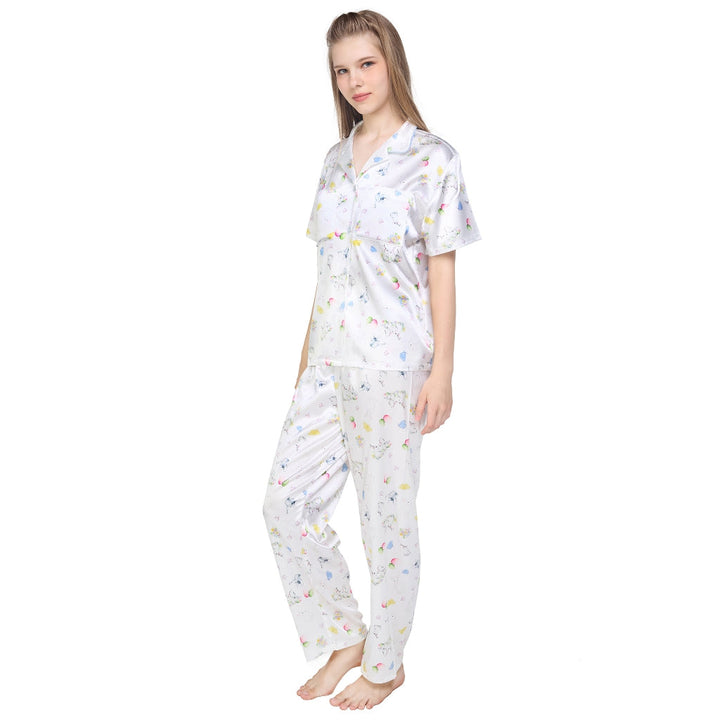Wacoal Sleepwear ชุดนอน เสื้อแขนสั้น ขายาว รุ่น WN7D35 