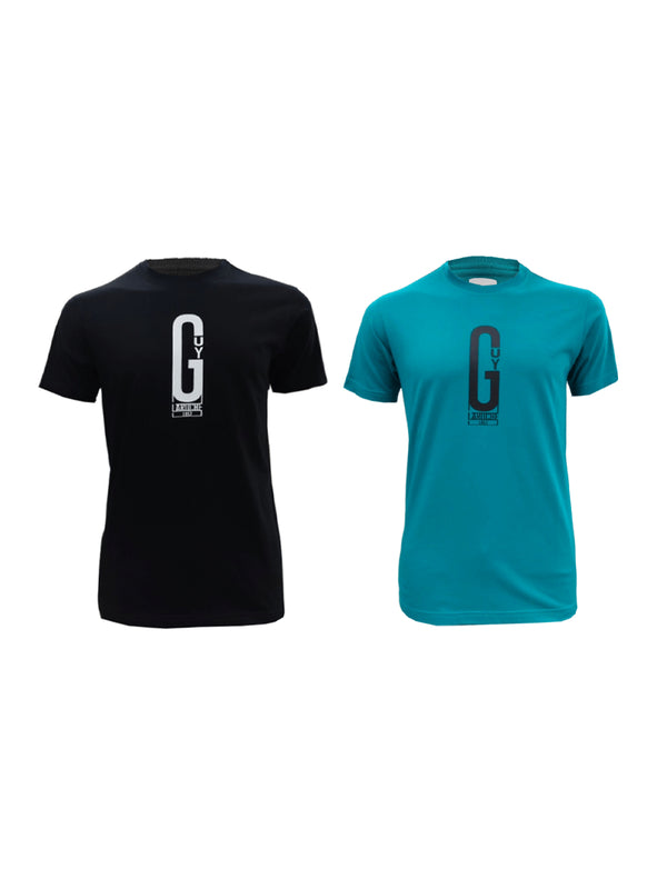 Guy Laroche เสื้อยืดสกรีนลายกราฟฟิคLogo เนื้อผ้า Cotton100% มีให้เลือก2สี (DKT6202P4) 