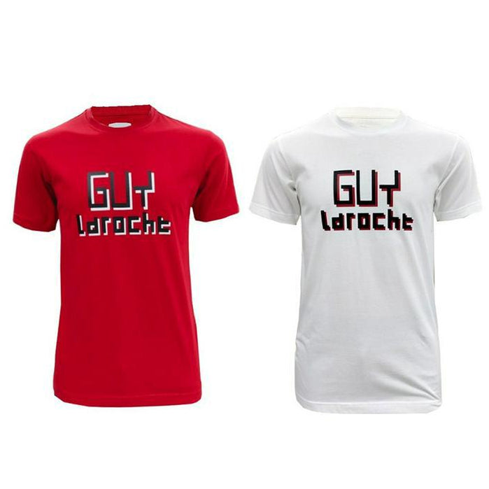 Guy Laroche เสื้อยืดสกรีนอักษร Guy Laroche เนื้อผ้า Cotton100% 