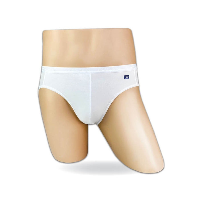Guy Laroche กางเกงในชาย 3 Piece Pack Cotton ทรง Bikini สีขาว 