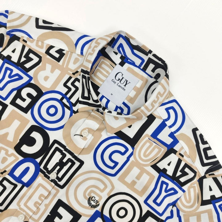 Guy Laroche เสื้อเชิ๊ตแขนสั้น DAC5203S4 เนื้อผ้า Polyester 100% 