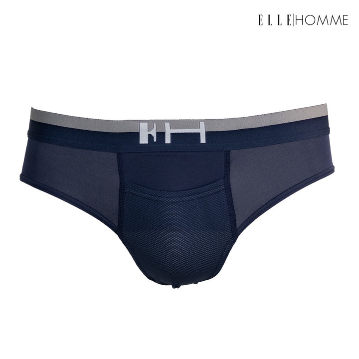 ELLE HOMME COOL COLLAGEN | แพ็ค 1 ชิ้น กางเกงในทรง BRIEF นวัตกรรมใหม่ COLLAGEN นุ่มเนียน สบายผิว | KUB8002W3 ICCSHOPPING