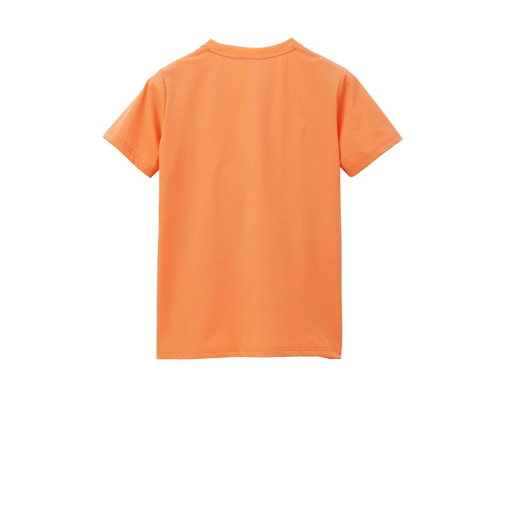 le coq sportif เสื้อเทรนนิ่ง ออกกำลังกาย ผู้หญิง สีส้ม (T-shirt, เสื้อยืด, เสื้อออกกำลังกาย, lecoq, เลอค็อก) 