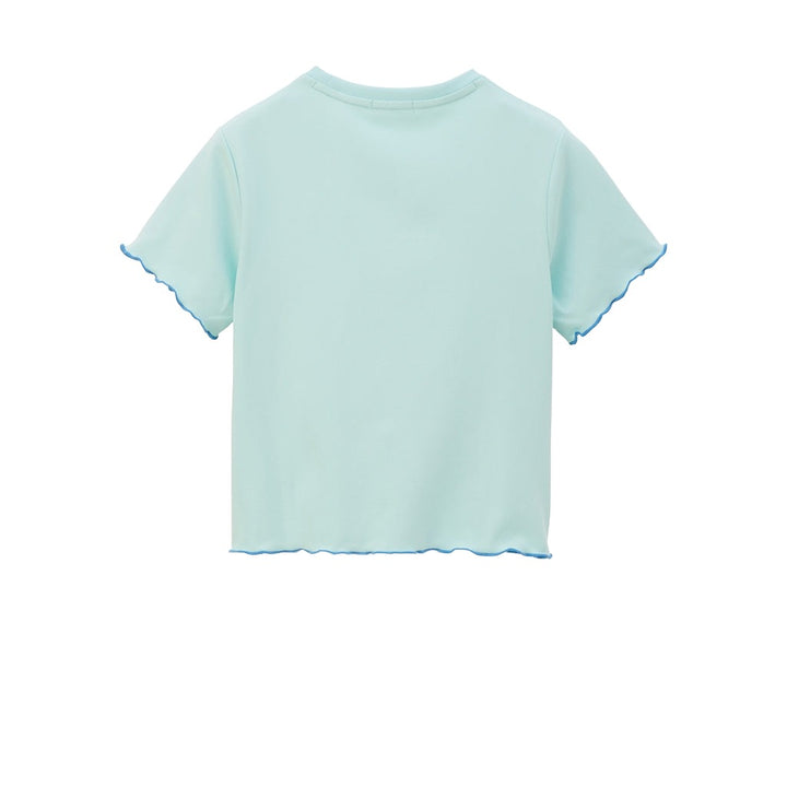 le coq sportif เสื้อผู้หญิง สีเขียว (T-shirt, เสื้อยืด, เสื้อครอป, lecoq, เลอค็อก) 