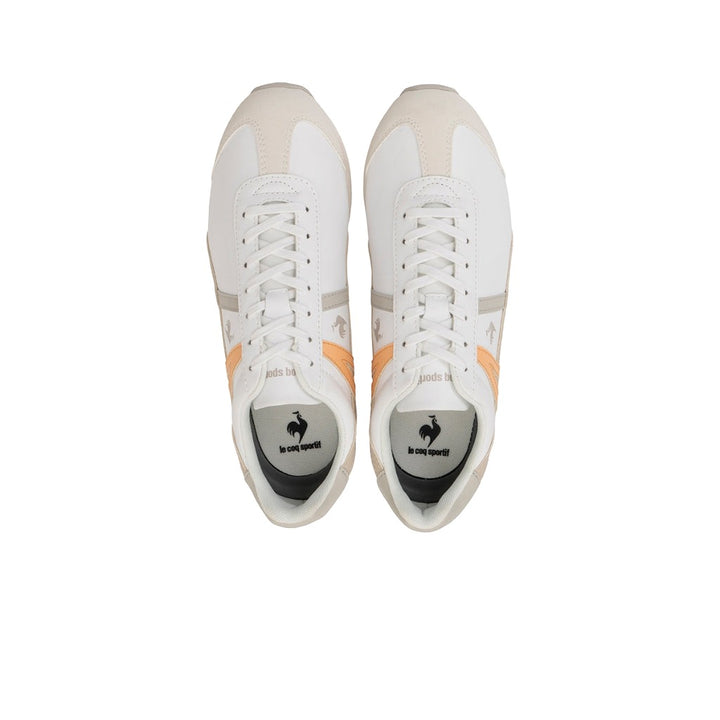 le coq sportif รองเท้าชาย-หญิง รุ่น LCS BERCY CLASSIC สีขาว-เหลือง 
