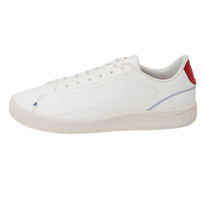le coq sportif รองเท้าชาย-หญิง รุ่น LCS EMBLEME สีขาว-แดง 