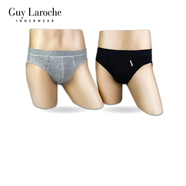Guy Laroche กางเกงในชาย แพค 3 ชิ้น เบาบางสบายเข้ากับรูปร่าง(สีเทา,ดำ) 