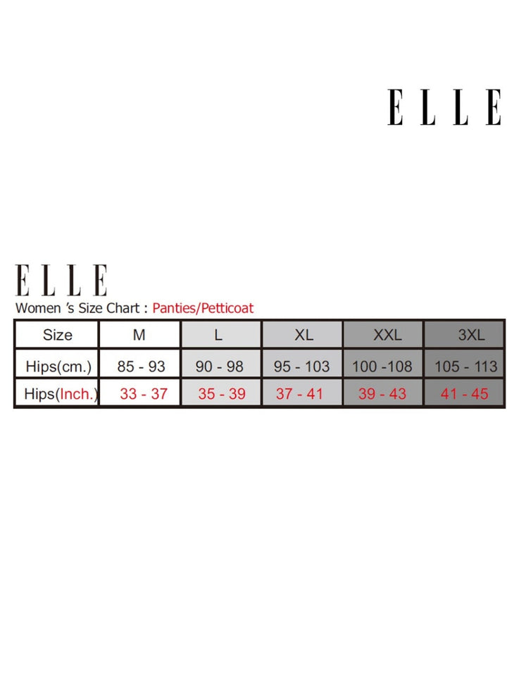 ELLE Lingerie I แพ็ค 1 ชิ้น กางเกงใน G-String Lowrise I LU8719 ICCSHOPPING