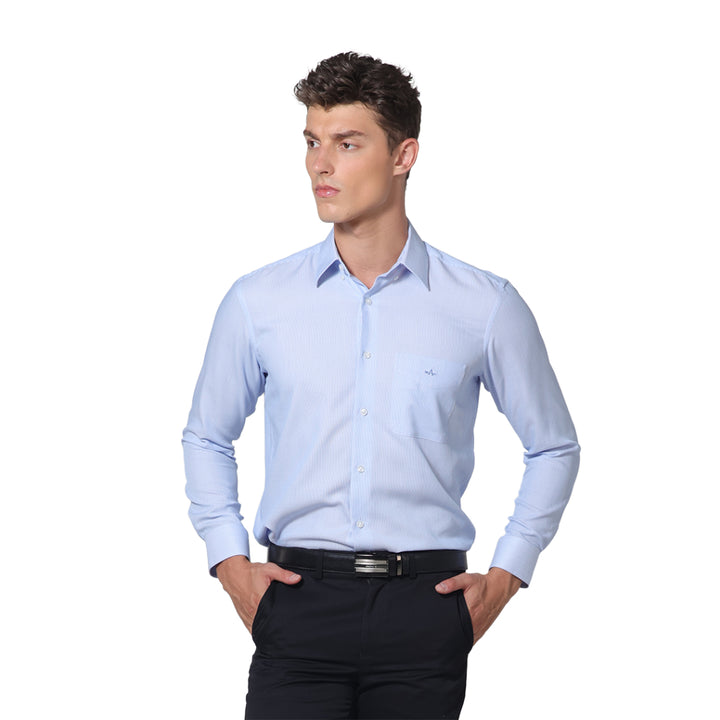 ARROW เสื้อเชิ้ตแขนยาว Bamboo ทรง Comfort Fit (ทรงหลวม) สีฟ้า MACC398 