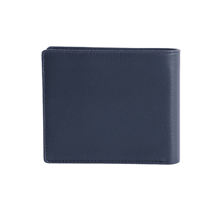 Guy Laroche กระเป๋าสตางค์พับสั้น รุ่น MGW0291 - สีน้ำเงิน (หนังนิ่ม) 