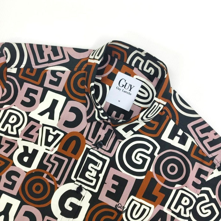 Guy Laroche เสื้อเชิ๊ตแขนสั้น DAC5203S4 เนื้อผ้า Polyester 100% 